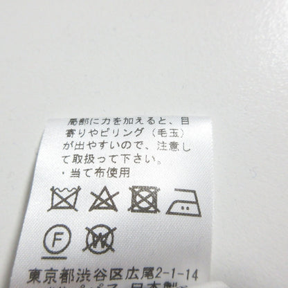パパスプラス カシミヤブレンドクルーネックニット