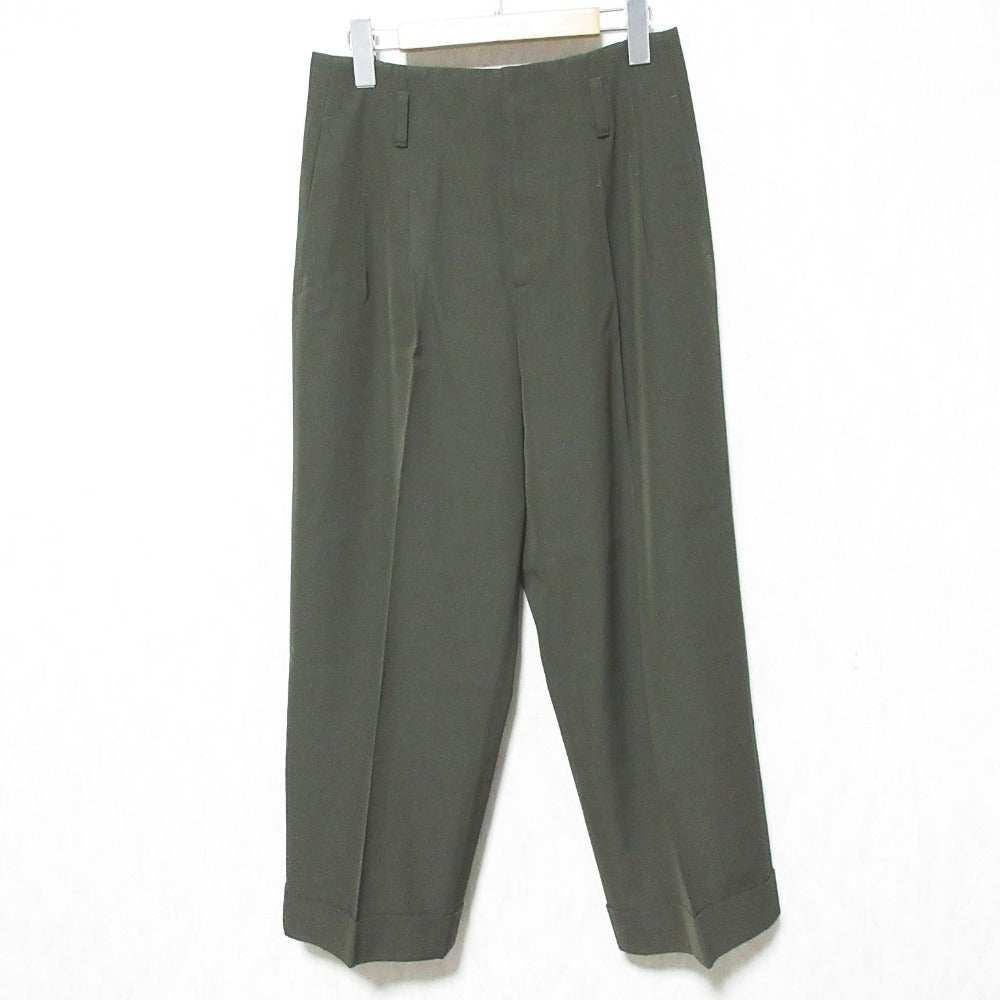 マーガレットハウエル COMPACT COTTON WOOL トラウザー