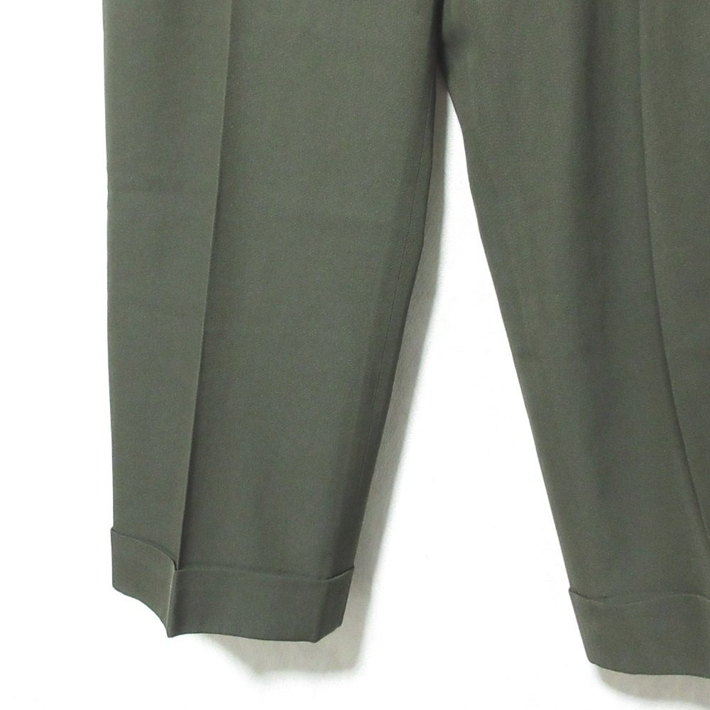 マーガレットハウエル COMPACT COTTON WOOL トラウザー