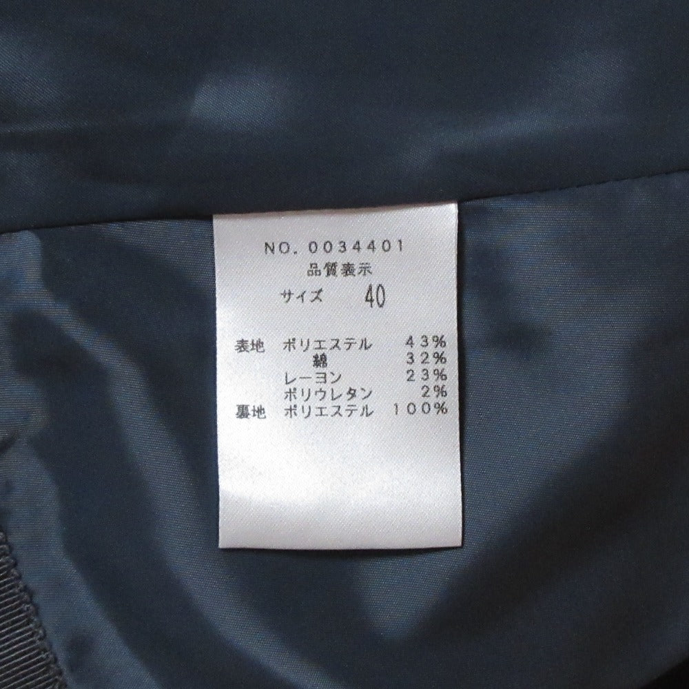 フォッシィ ベロアノーカラージャケット
