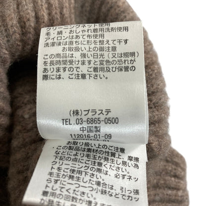 プラステ ウールカシミヤブレンドニットセーター
