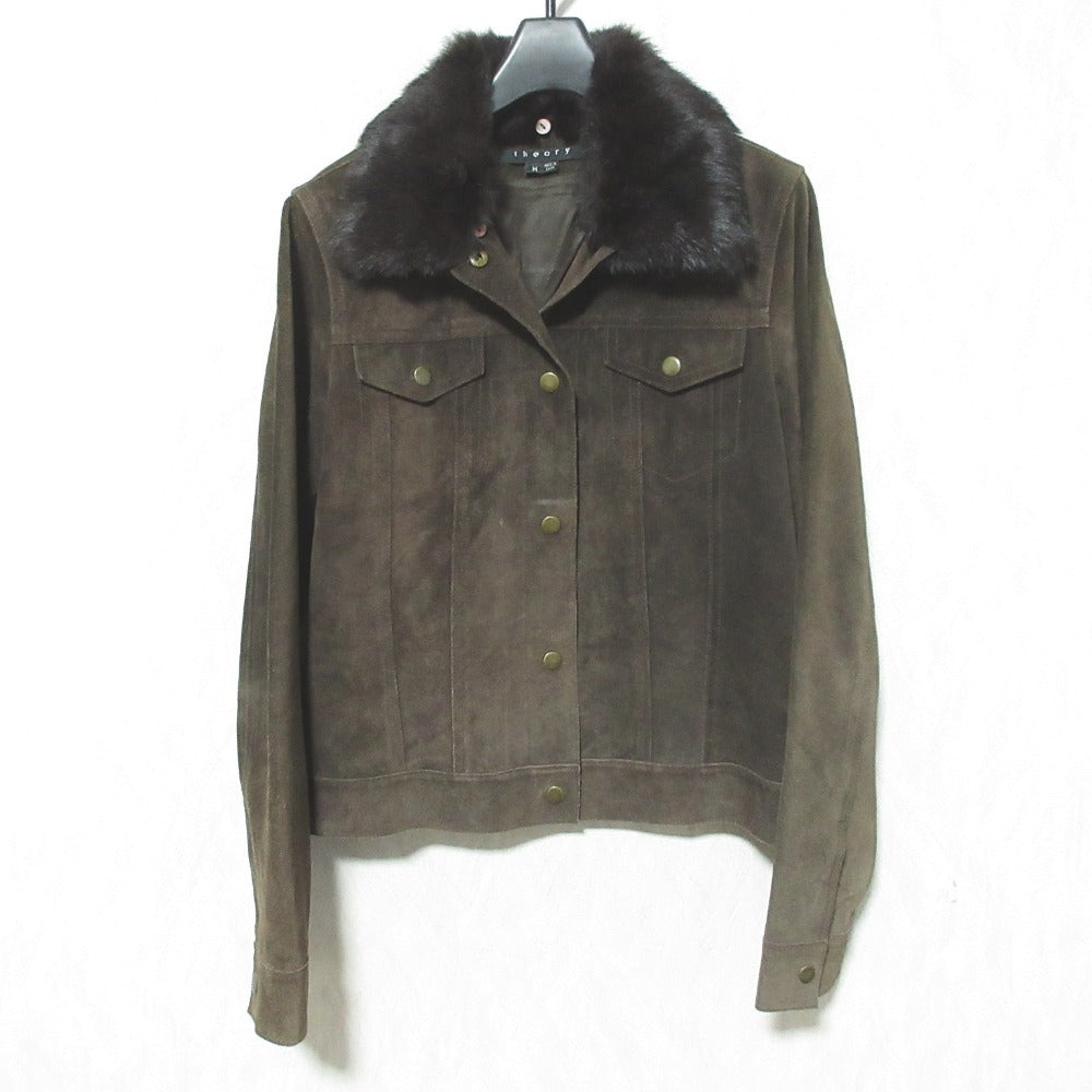 セオリー レザー ファー ジャケット