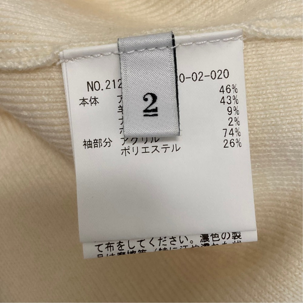 ルルウィルビー フリルスリーブニットセーター