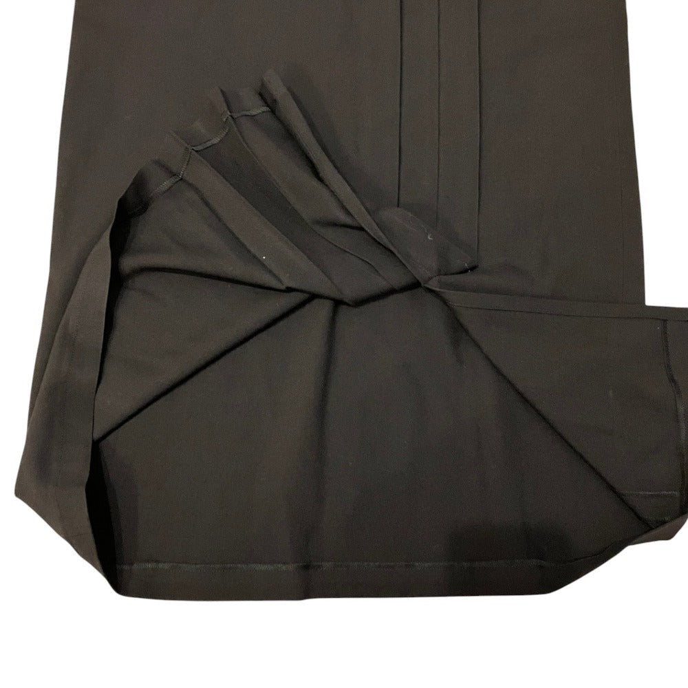 ヨウジヤマモト DAMAGED GABARDINE L TUCK DETAIL SLIM ウールギャバジンスカート