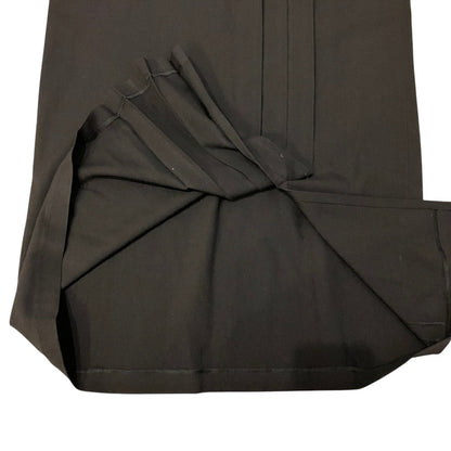 ヨウジヤマモト DAMAGED GABARDINE L TUCK DETAIL SLIM ウールギャバジンスカート