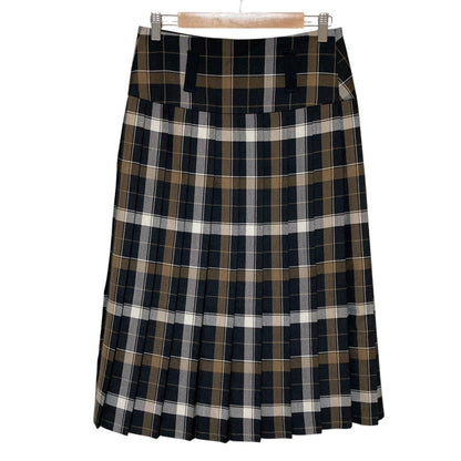 マーガレットハウエル TARTAN WOOL BLEND プリーツスカート