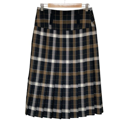 マーガレットハウエル TARTAN WOOL BLEND プリーツスカート