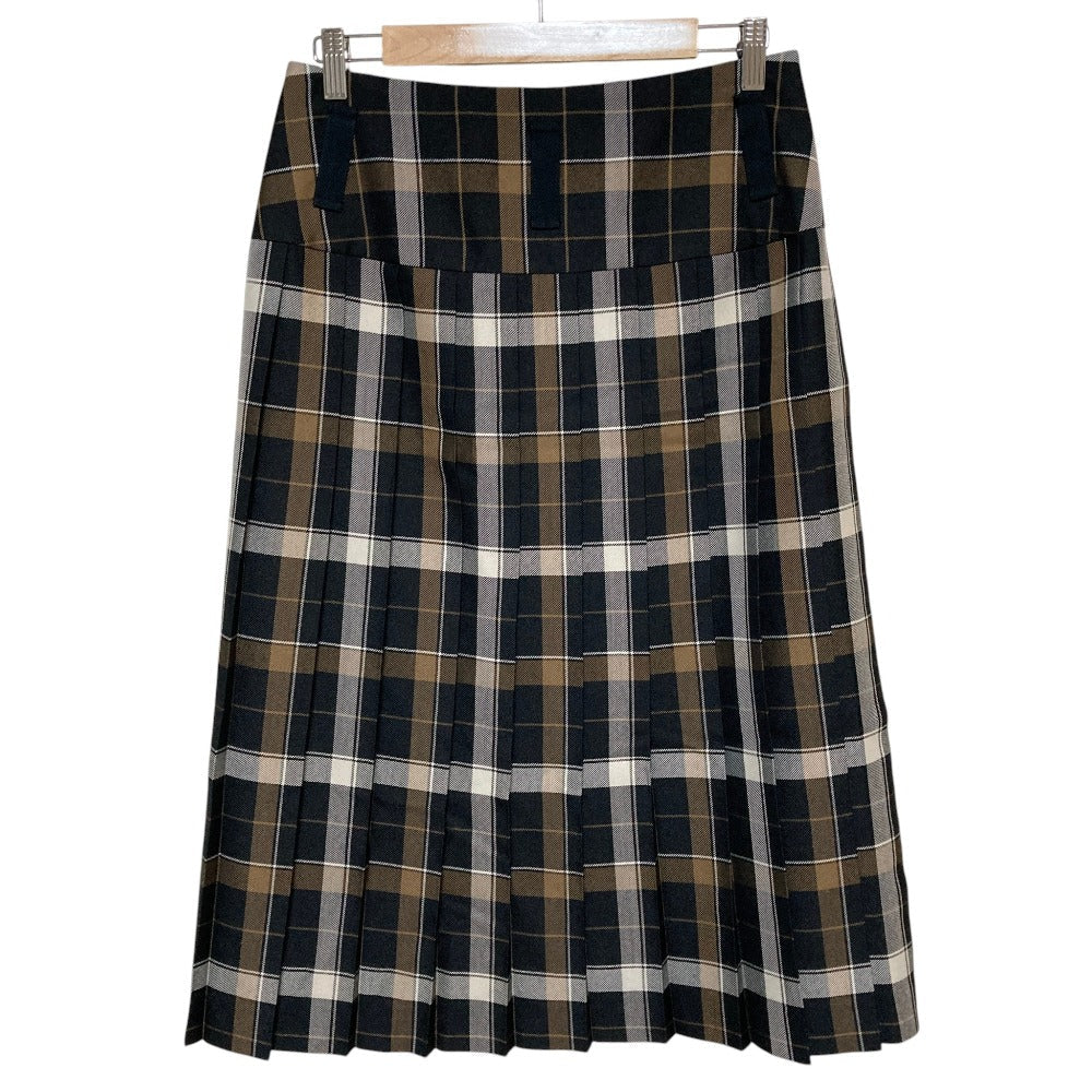 マーガレットハウエル TARTAN WOOL BLEND プリーツスカート