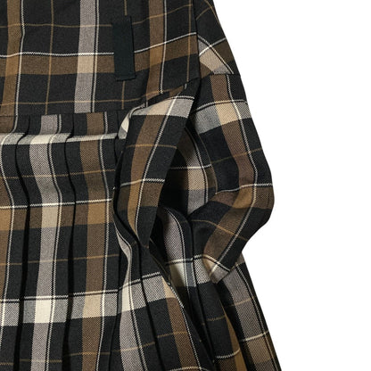 マーガレットハウエル TARTAN WOOL BLEND プリーツスカート