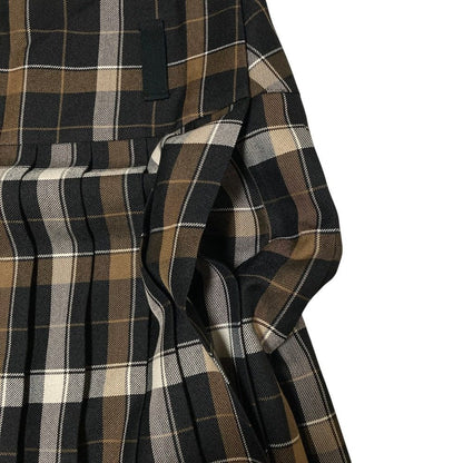 マーガレットハウエル TARTAN WOOL BLEND プリーツスカート