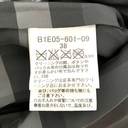 バーバリーロンドン ラムレザー ダブルブレストジャケット