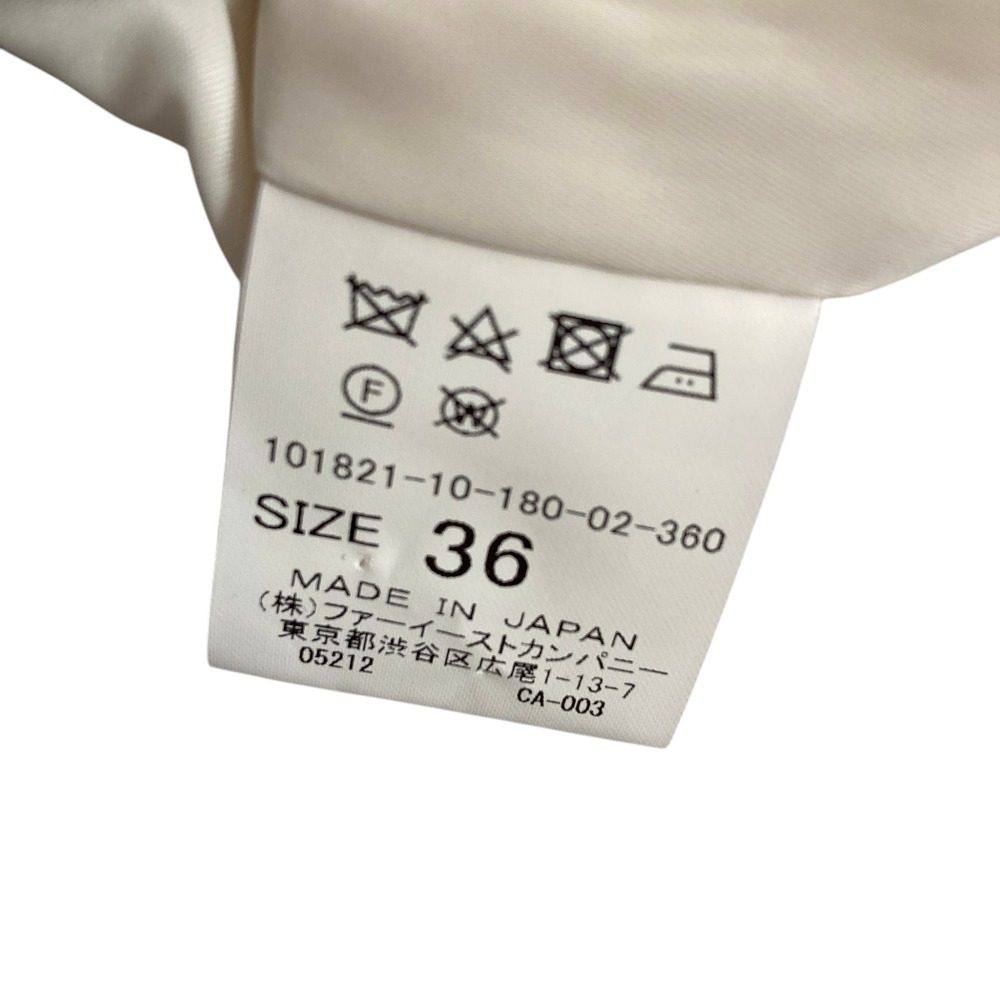 アナイ ウールノーカラージャケット