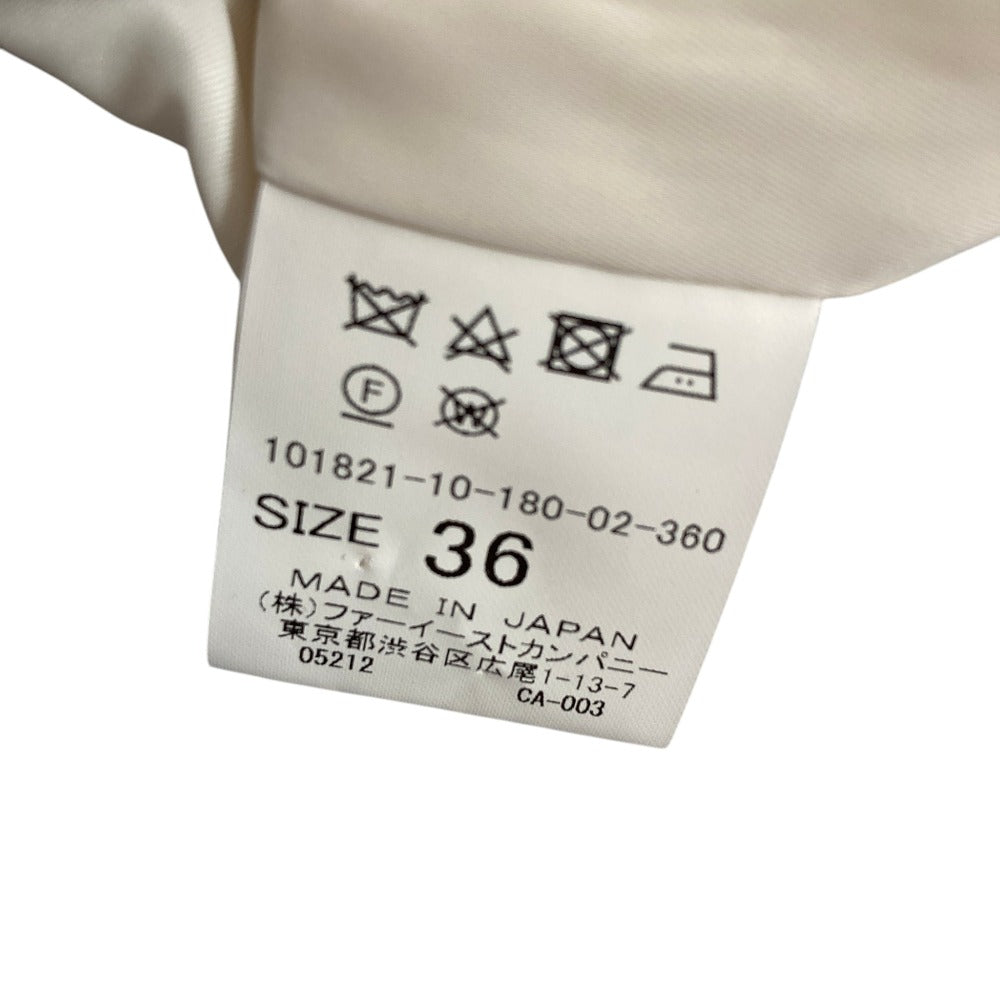 アナイ ウールノーカラージャケット