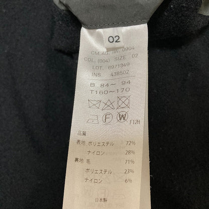 エイトン ナイロンピークドラペルコート