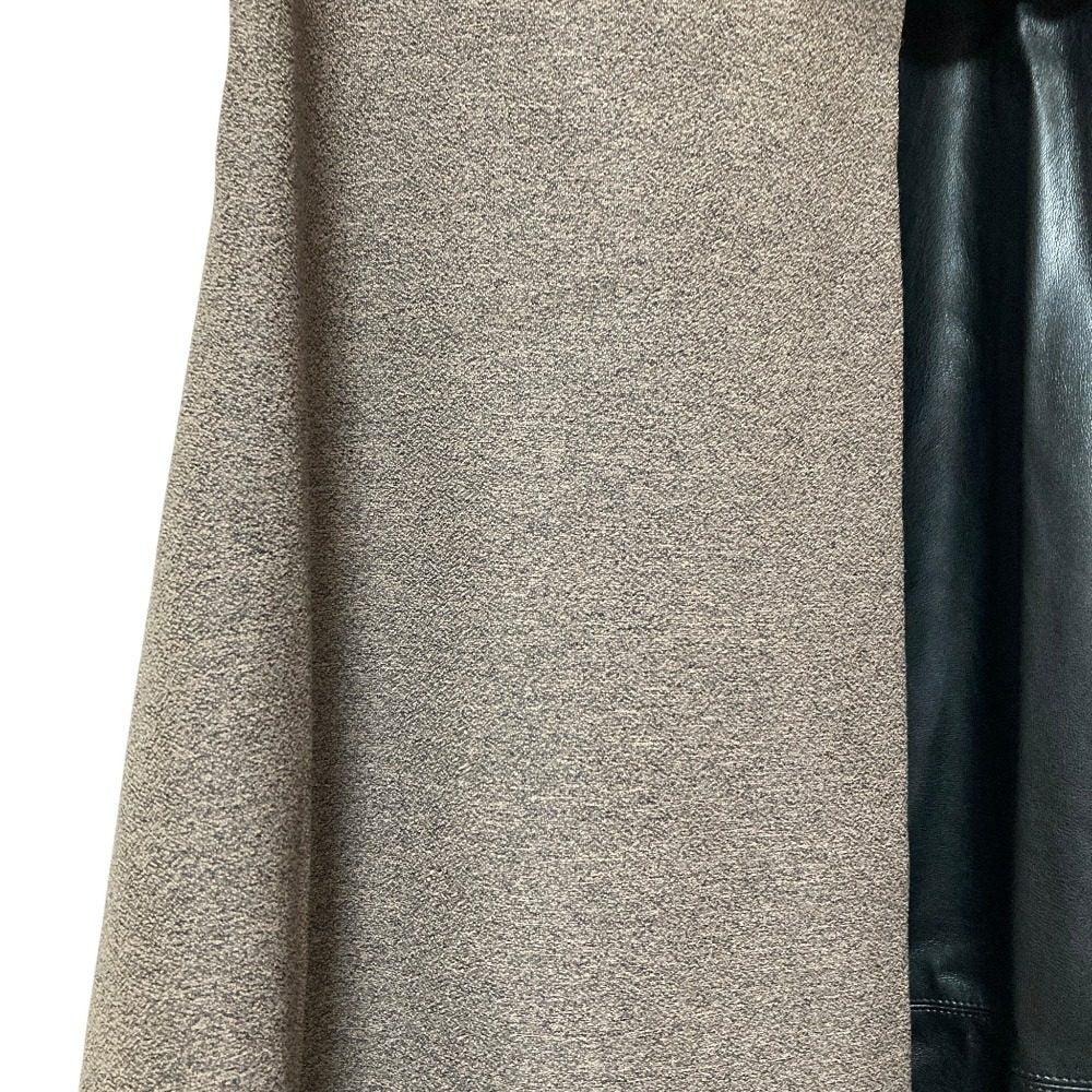 アドーア エコレザー切替ロングスカート