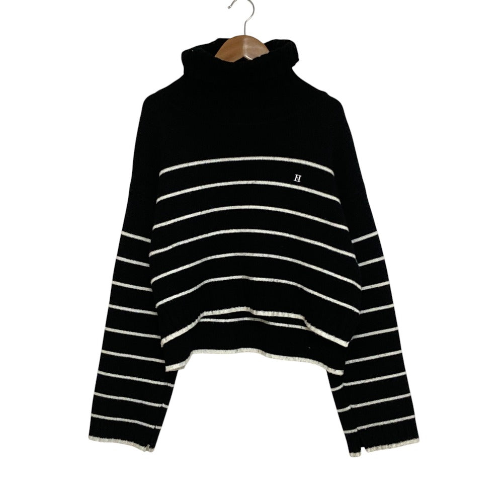 ハーリップトゥ Striped Turtleneck ニットプルオーバー