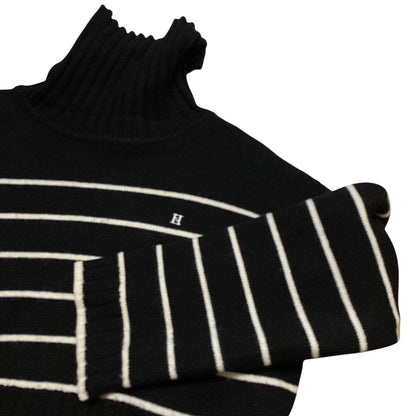 ハーリップトゥ Striped Turtleneck ニットプルオーバー