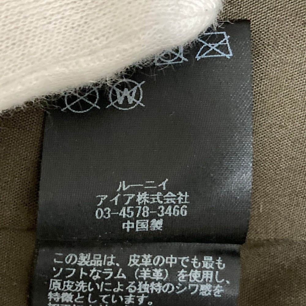 ルーニィ ラムレザーライダースジャケット