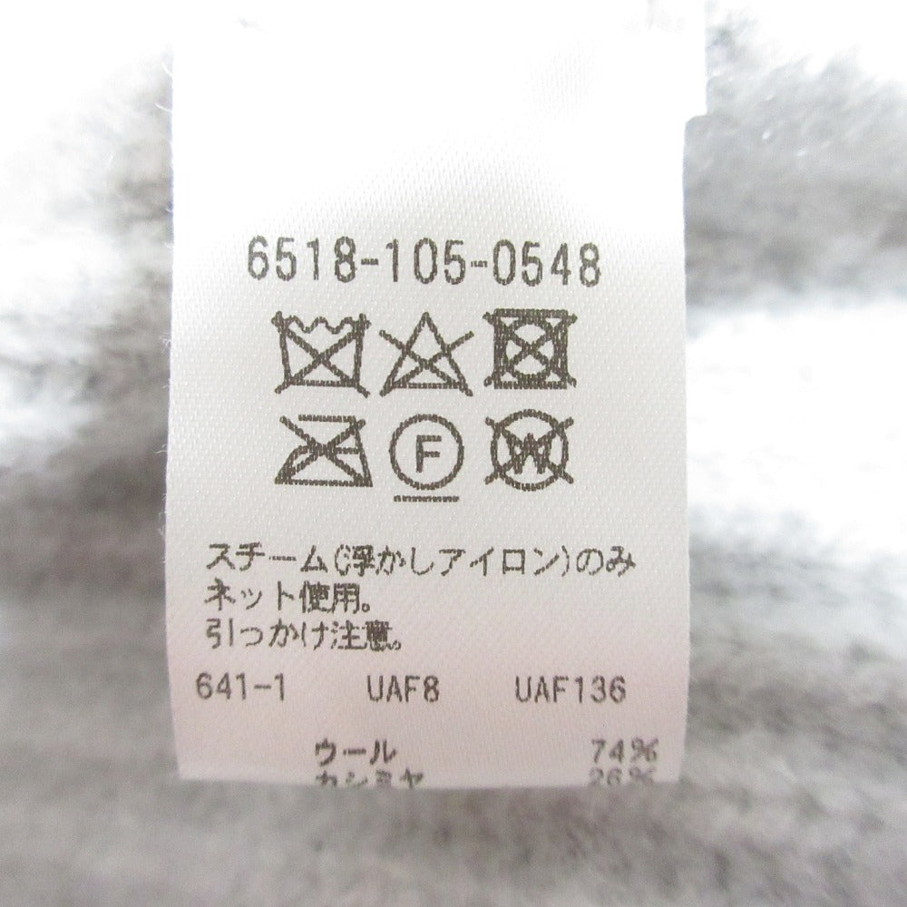 ドゥロワー ウールカシミヤノースリーブタートルニット