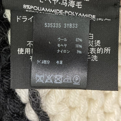 サンローラン モヘアブレンドニットマフラー