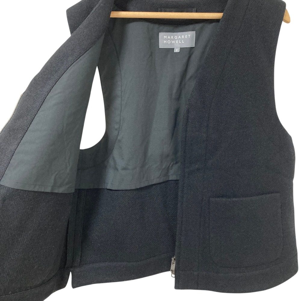 マーガレットハウエル SHETLAND MERINO WOOL ベスト