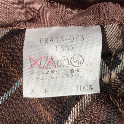 バーバリーロンドン ウールチェックスカート