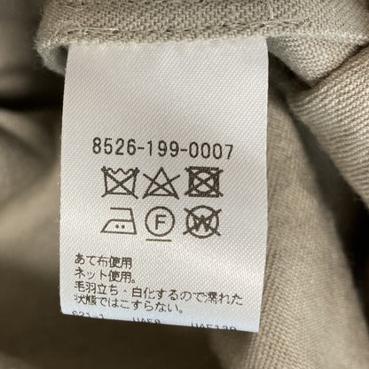 コンテ ウールリネンロングワンピース