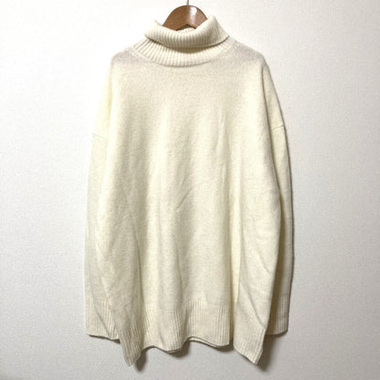 ルシェルブルー ウールカシミヤタートルニットセーター