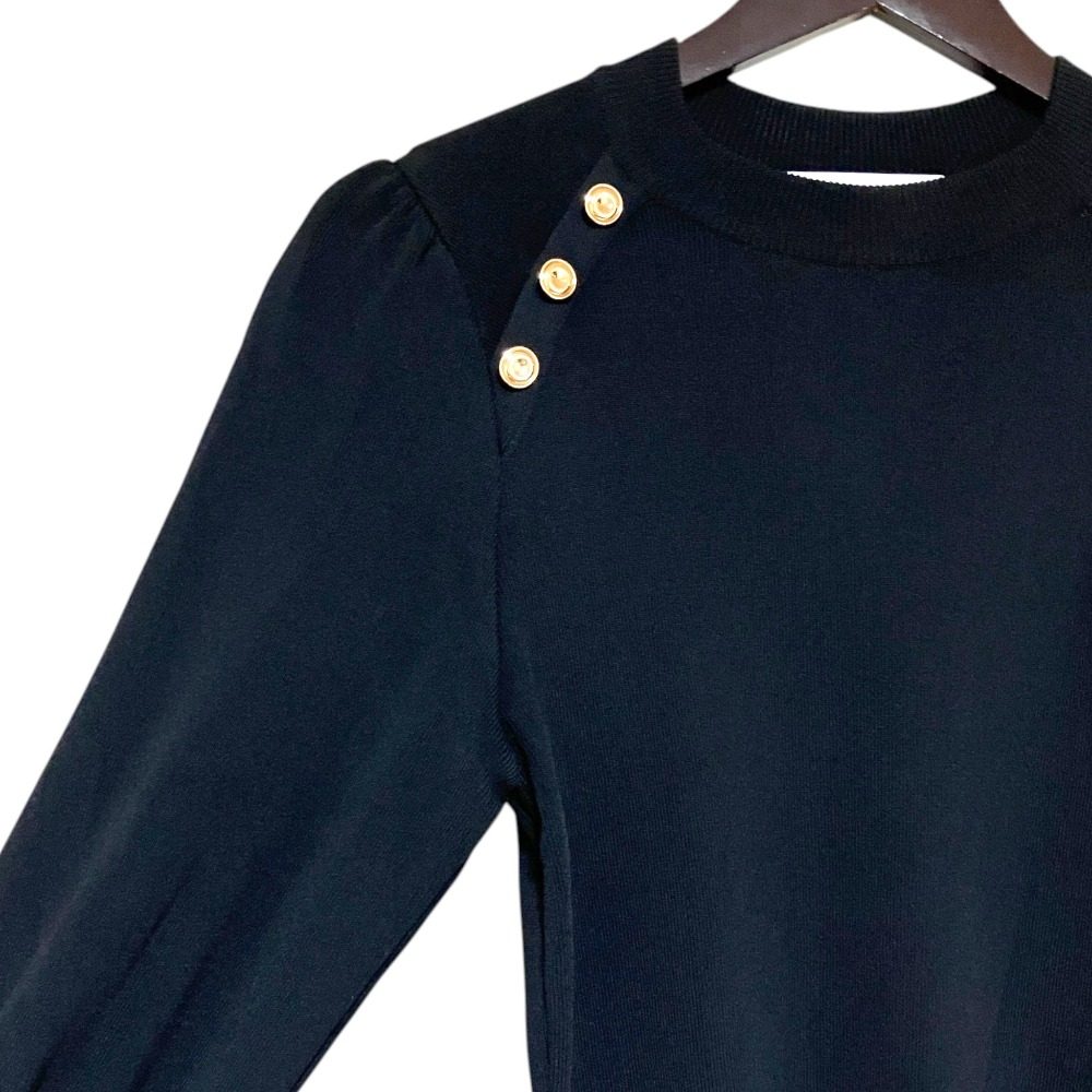 ボーダーズアットバルコニー JULIET SHOULDER TOP ニット