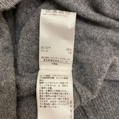 ドゥロワー カシミヤハーフスリーブクルーネックニットトップス