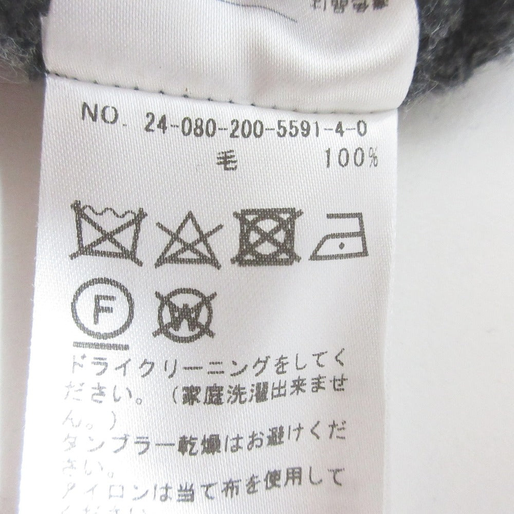 スピックアンドスパン ウールニットワイドチュニックプルオーバー