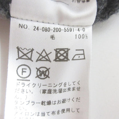 スピックアンドスパン ウールニットワイドチュニックプルオーバー