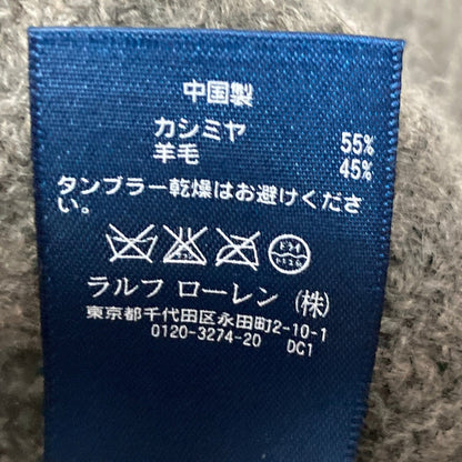 ラルフローレン ウールカシミヤタートルネックノースリーブワンピース