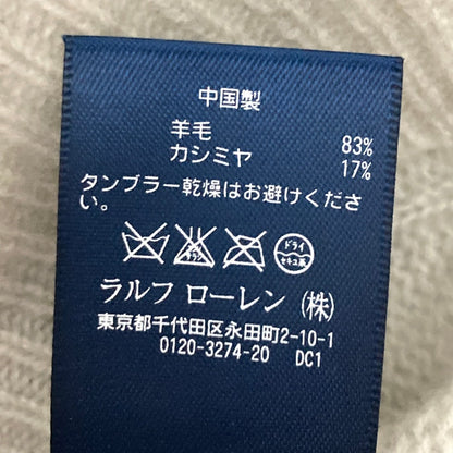 ラルフローレン カシミヤブレンドタートルネックケーブルニットセーター