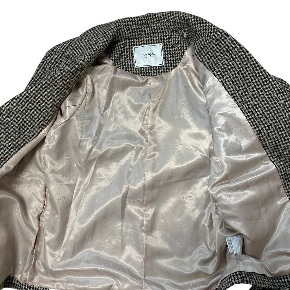 ハーリップトゥ Check Tweed セットアップ