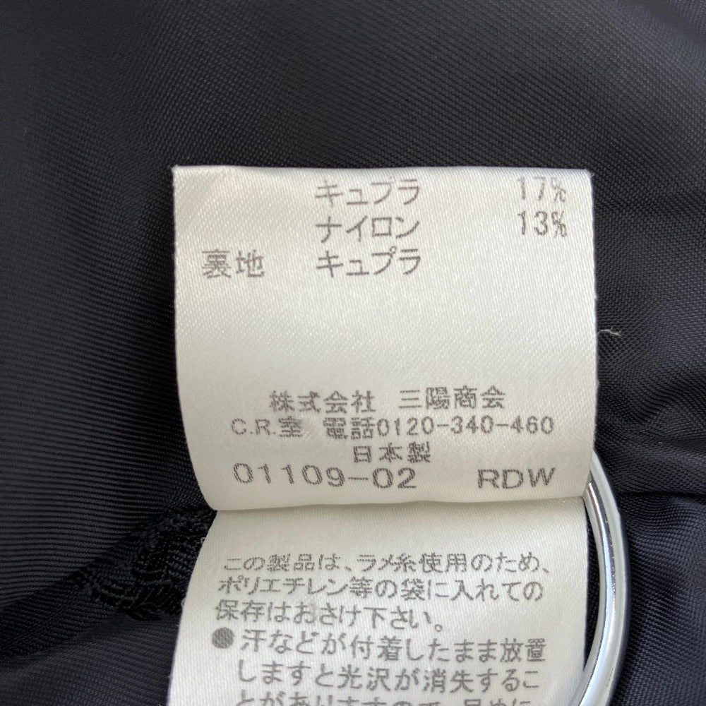 バーバリーロンドン チェックラメツイードウールコート