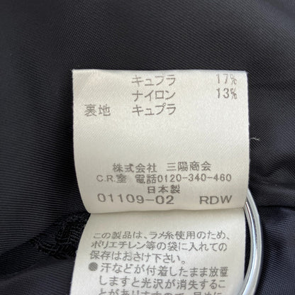 バーバリーロンドン チェックラメツイードウールコート