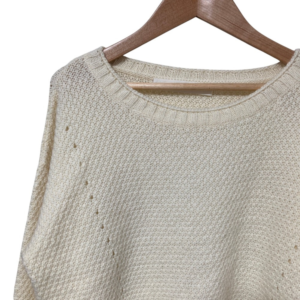 ピンクハウス フリルスリーブニットセーター