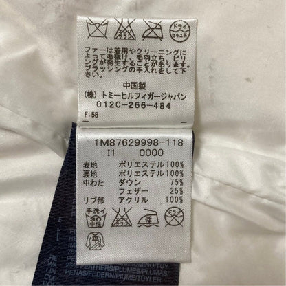 トミーヒルフィガー フーデッドダウンジャケット