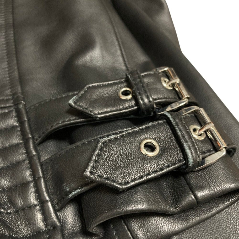 マイケルコース ラムレザーライダースジャケット