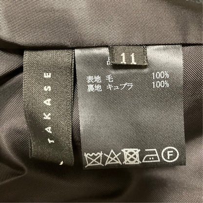ユキタカセ フラワープリントウールコート