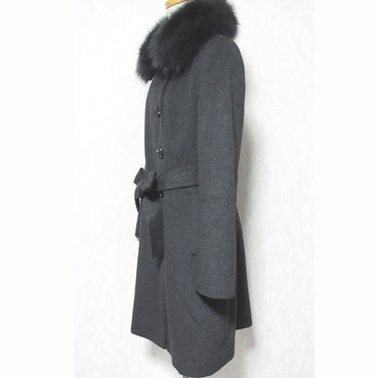 オースチンリード フォックスファーカシミヤコート