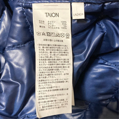 タイオン キルティングノーカラーダウンジャケット