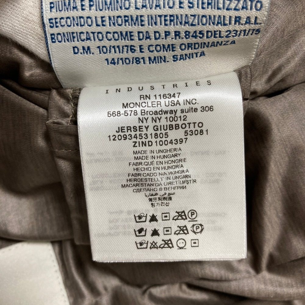 モンクレール JERSEY GIUBBOTTO ダウンジャケット