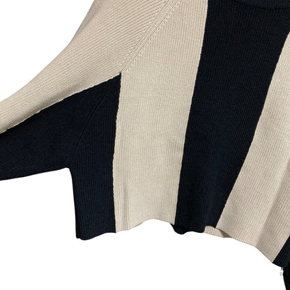 アメリ WIDE STRIPE KNIT TOP ニットトップス