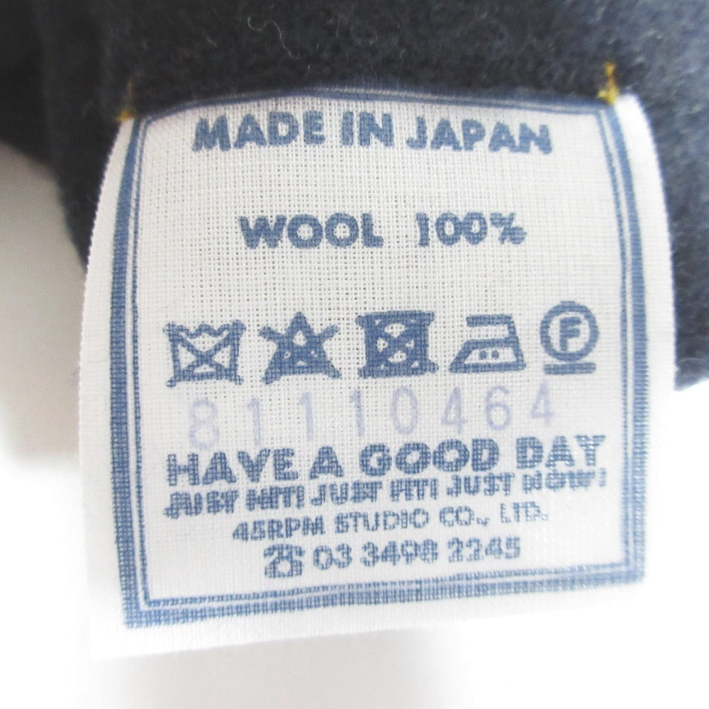フォーティファイブアール フロート縮絨の908ジャケット