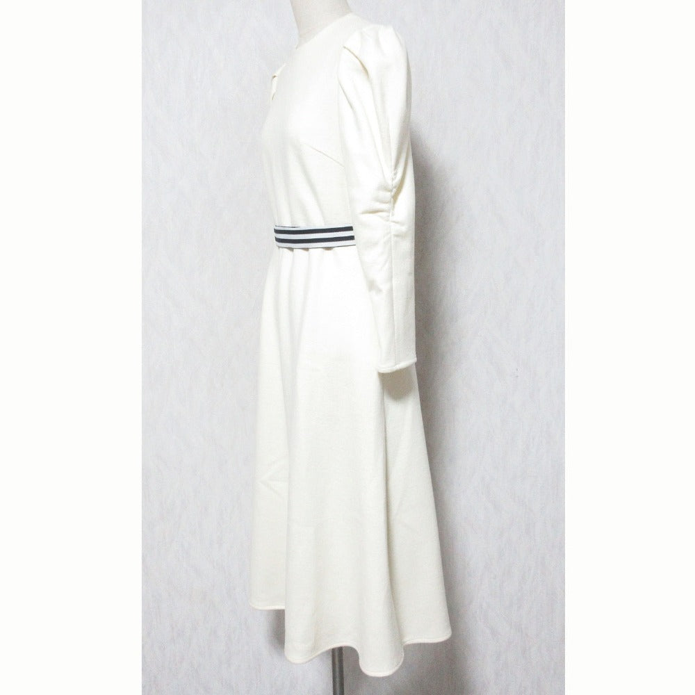 ボーダーズアットバルコニー GRACE SHOULDER WOOL ワンピース