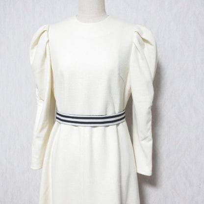 ボーダーズアットバルコニー GRACE SHOULDER WOOL ワンピース