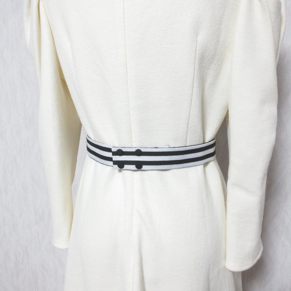 ボーダーズアットバルコニー GRACE SHOULDER WOOL ワンピース