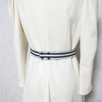 ボーダーズアットバルコニー GRACE SHOULDER WOOL ワンピース